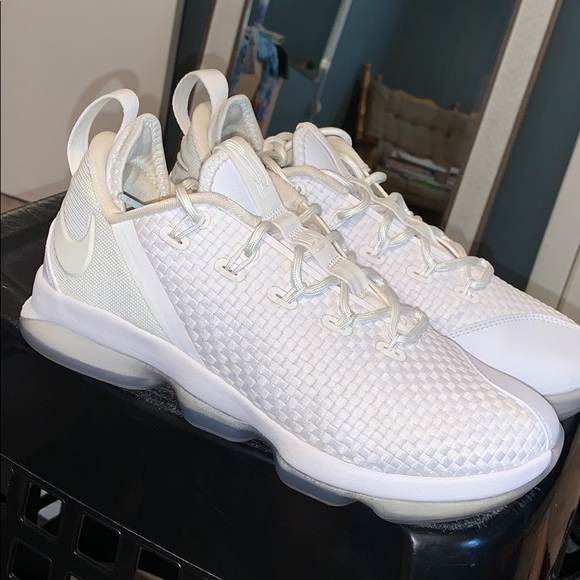 lebron 14 low white